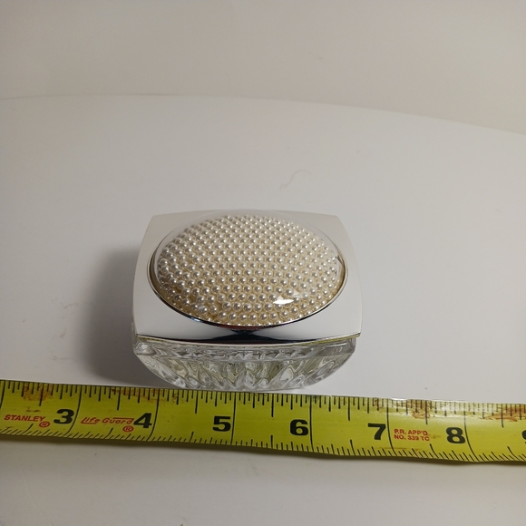 Lenox Jubilee Peal Ring Box Glass Jewelry Box - Picture 8 of 8